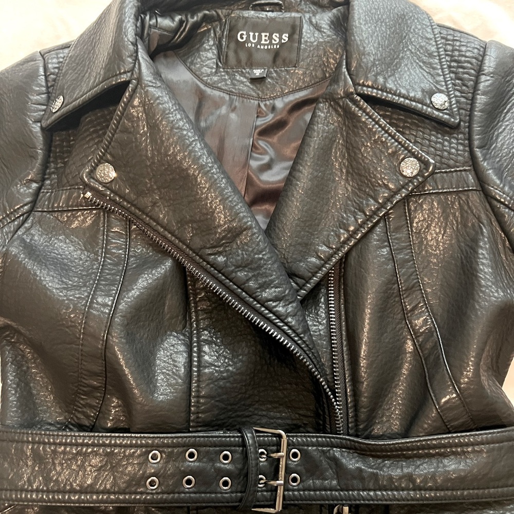 GUESS Faux Leather Jacket